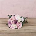Faux Rose & Hydrangea Bouquet