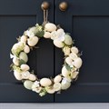 Faux Easter Egg & Flower Wreath
