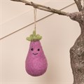 Felt Aubergine Hanger