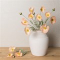 Faux Icelandic Poppy Spray Peach
