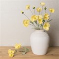 Faux Icelandic Poppy Spray Light Yellow