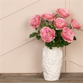 Faux Rose Stem Dark Pink