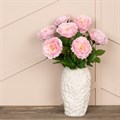 Faux Rose Stem Light Pink