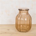Large Ribbed Jar Vase 25cm
