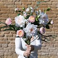 Reflex Rose & Fluffy Ranunculus Bouquet