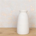 Zen Slim White Ceramic Vase 30cm
