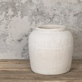 Luna Textured Stone Vase 25cm