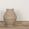 Liv Natural Ceramic Vase 22cm
