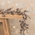 Faux Iced Pinecone Garland