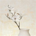 3 Faux Frosty Magnolia White