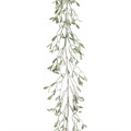 Faux Frosted Mistletoe Garland
