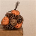 Decorative Paper Pumpkin & Pinecone Bowl Filler