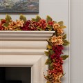 Autumn Faux Hydrangea Garland
