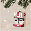 Glass Coffee Machine Hanging Decoration