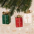 3 Wooden Gift Hanging Decorations