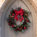 Faux Exton Apple & Cinnamon Christmas Wreath