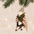 Felt Mouse in Blanket Hanging Decoration