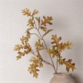 Eco Faux Oak Leaf Stem, Ochre