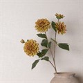 ECO Faux Autumn Dahlia, Moss Green