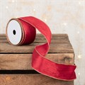 Red Velvet Christmas Ribbon 2.5"